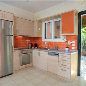 3 bedroom villa with pool and sea views in Barbati, Corfu, sleeps 8